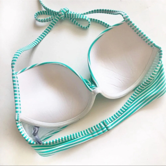 Aerie Striped Bikini Top Padded Size 34C - Picture 2 of 6